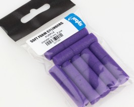 Soft Foam Cylinders, Purple, 10 mm